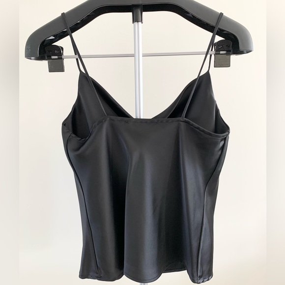 Renee C Satin Cowl Neck Camisole - Picture 4 of 5